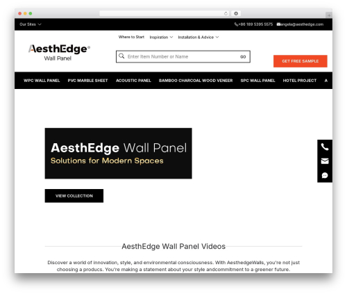 Sytech fronteditor WordPress plugin - aesthedgewallpanel.com