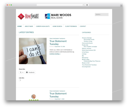 WordPress theme Sight - mariwoodsrealestate.com