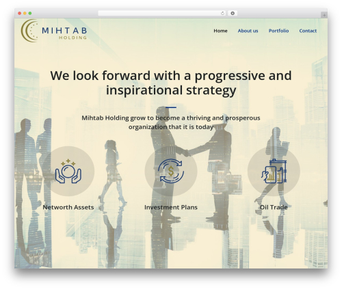 WP theme Lambda - mihtabholding.com