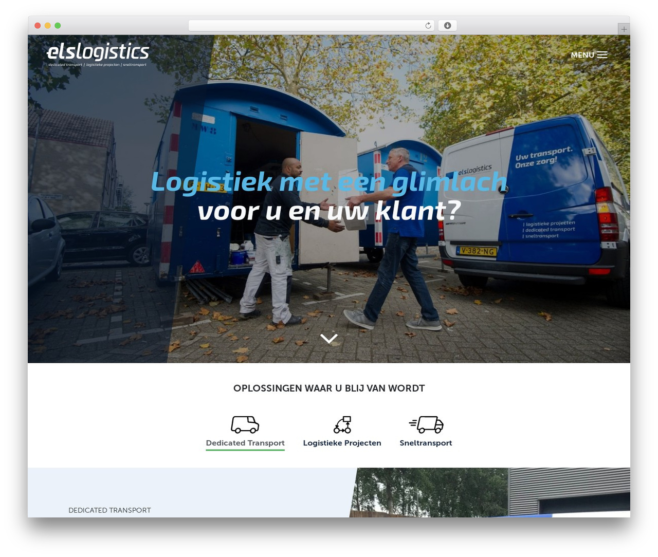YSD Basic WordPress website theme - els-logistics.nl