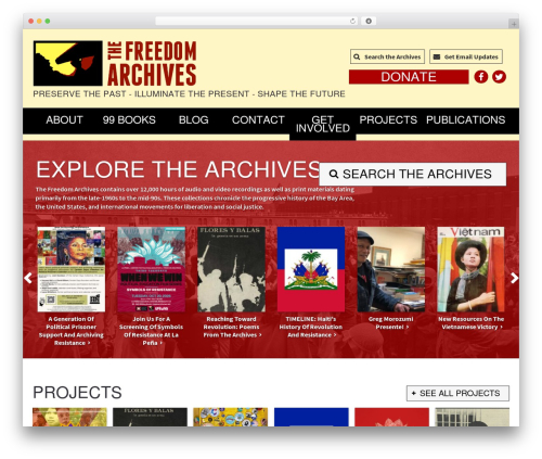 Custom Theme WordPress theme - freedomarchives.net