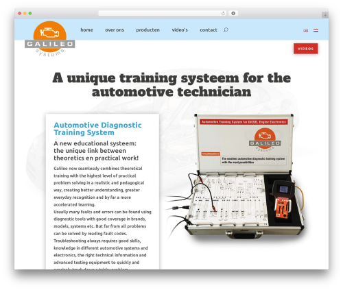 Divi theme WordPress - galileosystems.nl