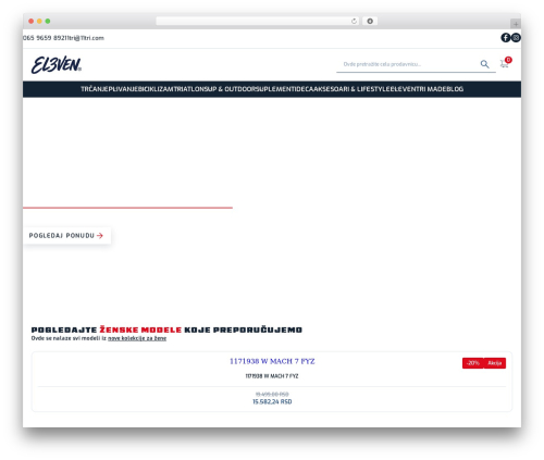 eleventri theme WordPress - eleventristore.com