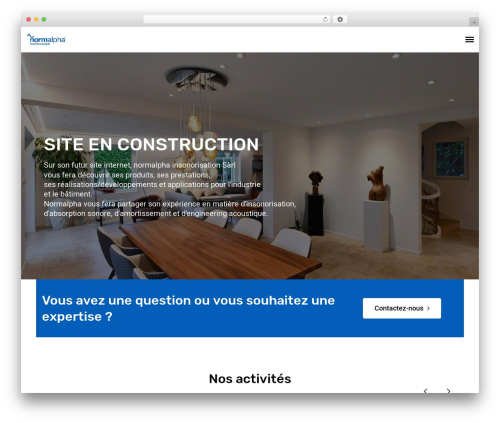 Koncrete WordPress theme - normalpha.ch