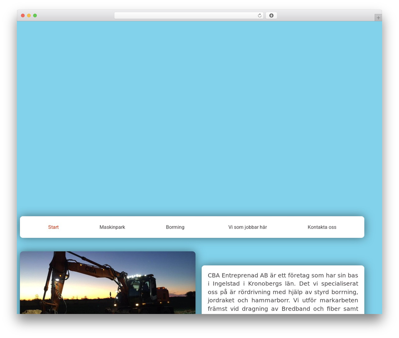 WordPress theme Hello Elementor - cbaab.se