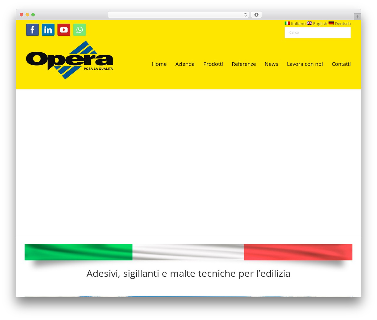 WordPress theme Avada - opera-adesivi.it