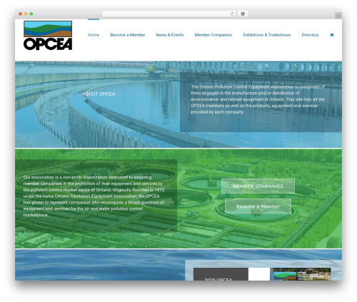 Avada theme WordPress - opcea.com