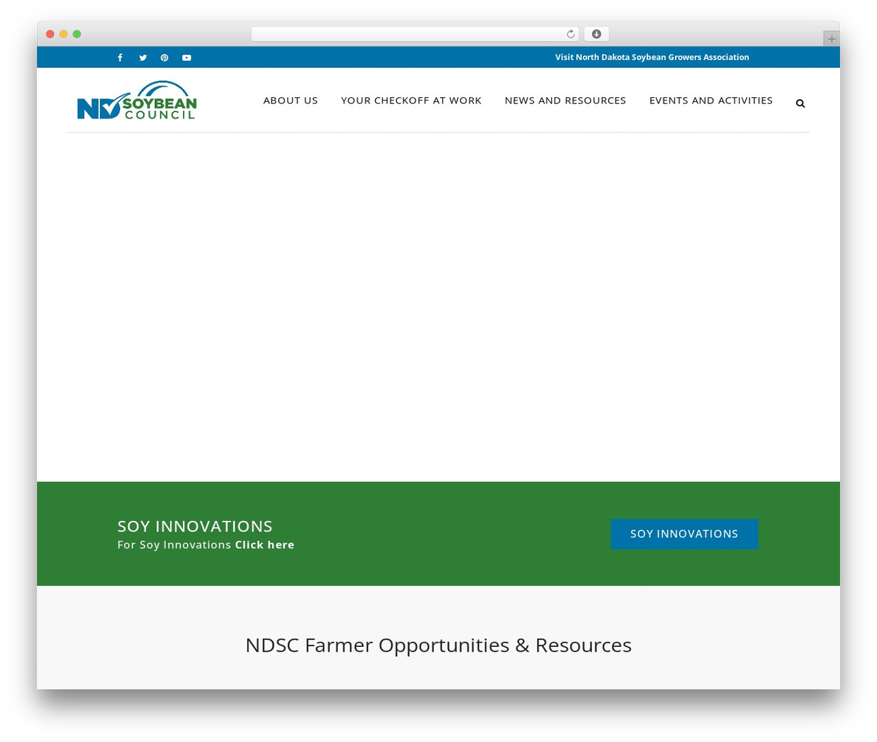 Bridge theme WordPress - ndsoybean.org