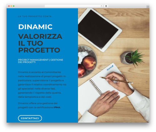 Dinamic theme WordPress - dinamic-project.ch