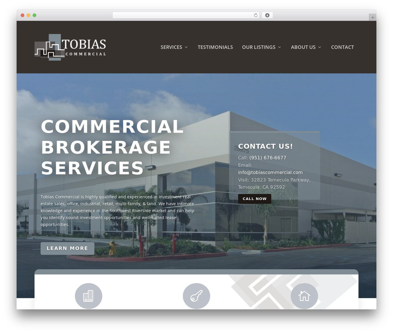 Extra WordPress theme - tobiascommercial.com