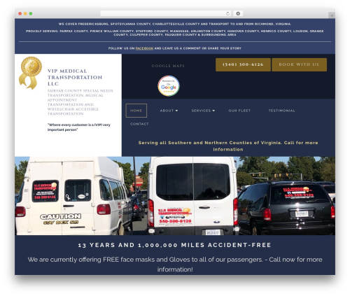 Limo 2 WordPress theme - vipmedtransportva.net