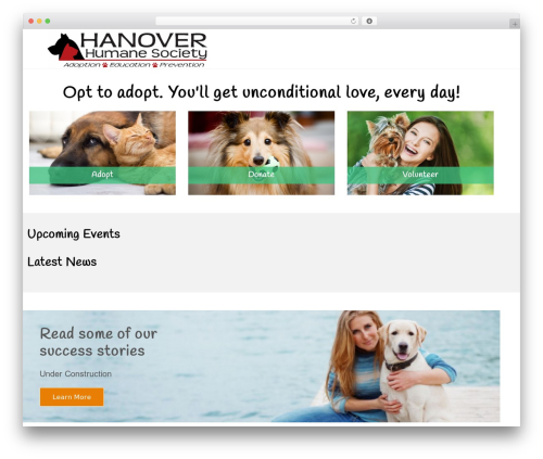 List Petfinder Pets (petfinder-listings) free WordPress plugin - hanoverhumanesociety.org