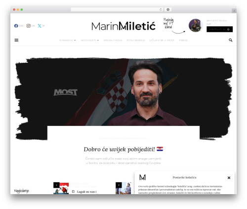 Channel Widget for telegram (tgchannel) free WordPress plugin - marinmiletic.hr