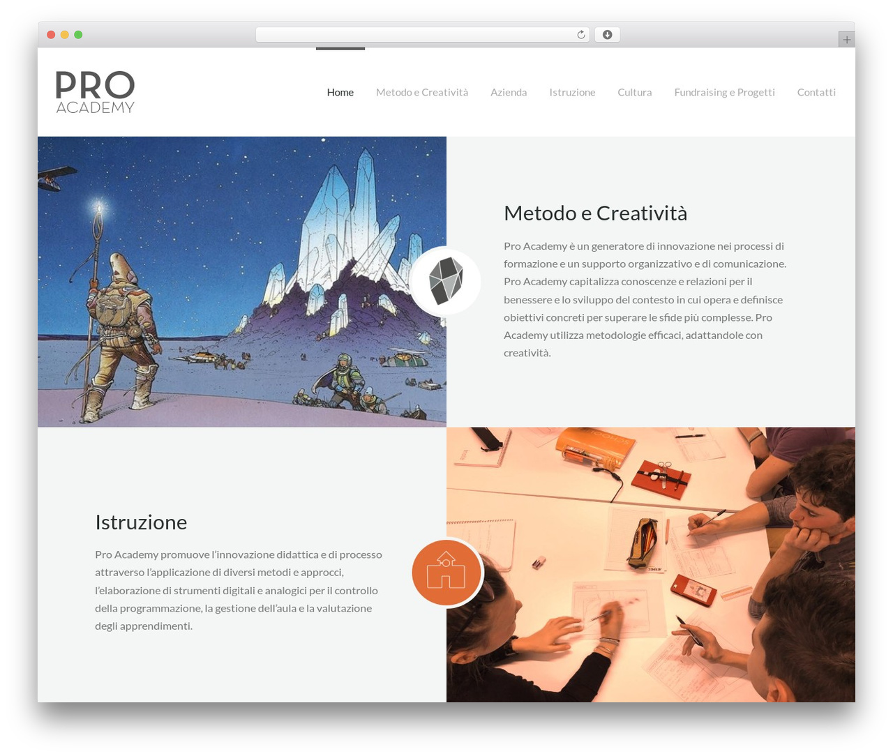Theme WordPress Caliber - proacademy.it Theme WordPress Caliber - proacademy.it