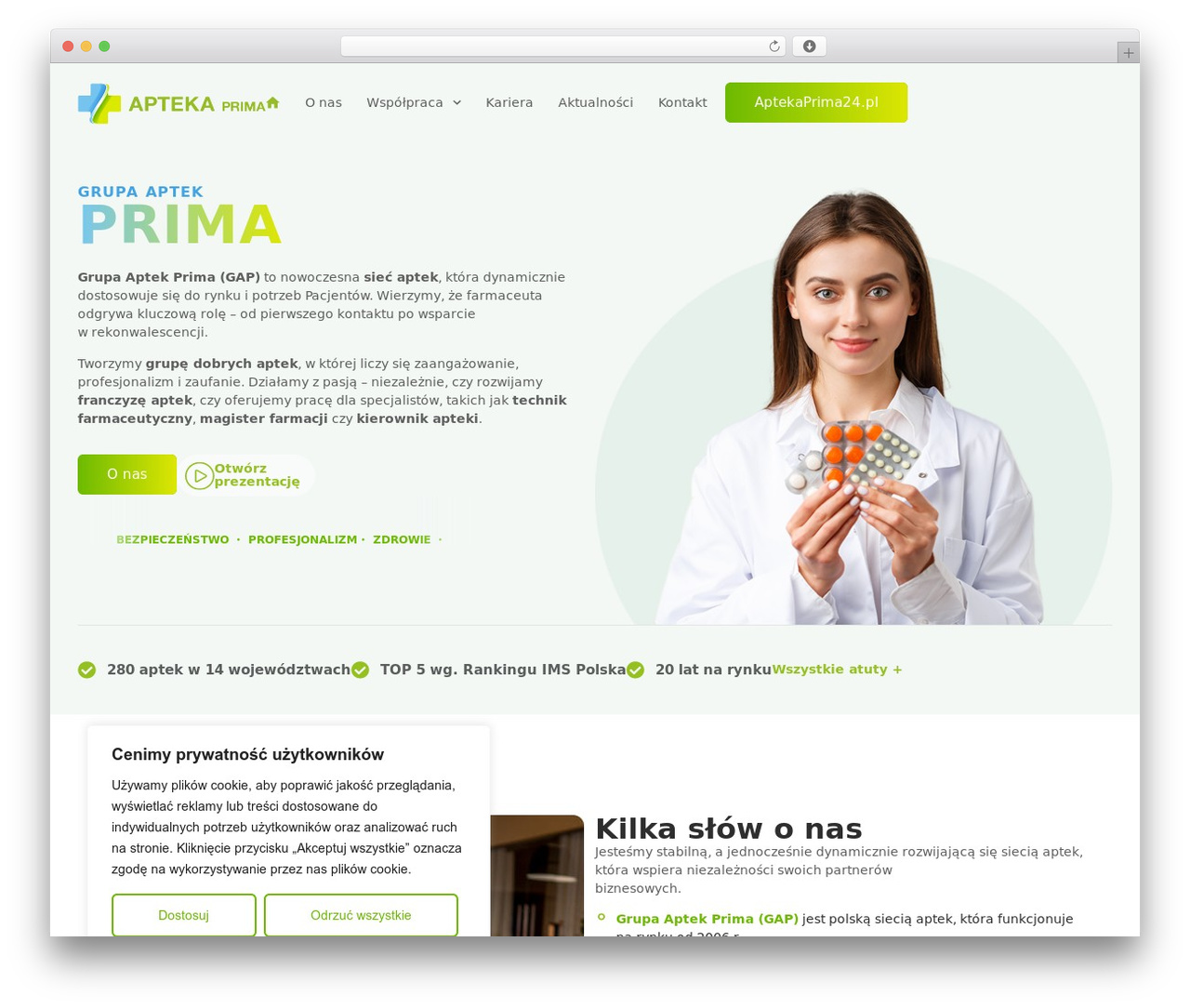 Theme WordPress Hello Elementor - grupaaptekprima.pl