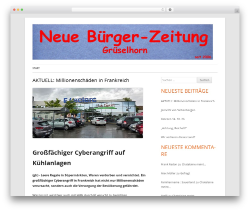 Tiny Framework free WP theme - neuebuergerzeitung.de Tiny Framework free WP theme - neuebuergerzeitung.de
