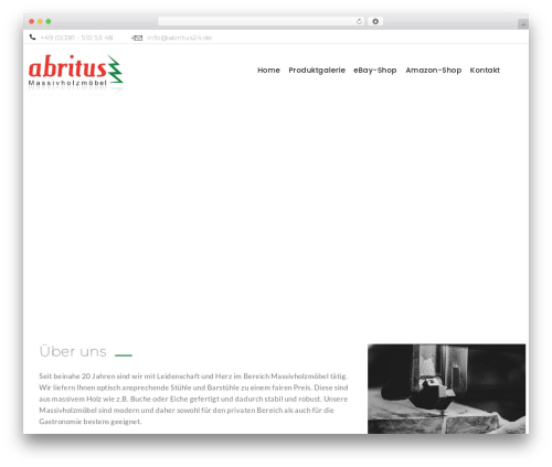 WordPress theme Craftio - abritus24.de