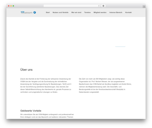 WordPress theme Divi - vob-kartell.de