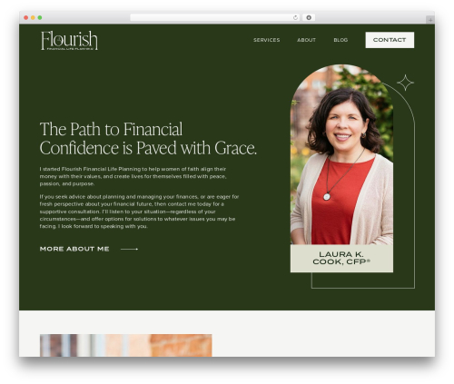 WordPress theme Divi - flourish-planning.com