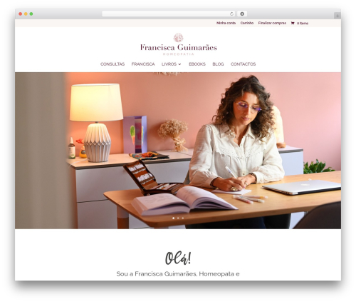 WordPress theme Divi - franciscaguimaraes.com