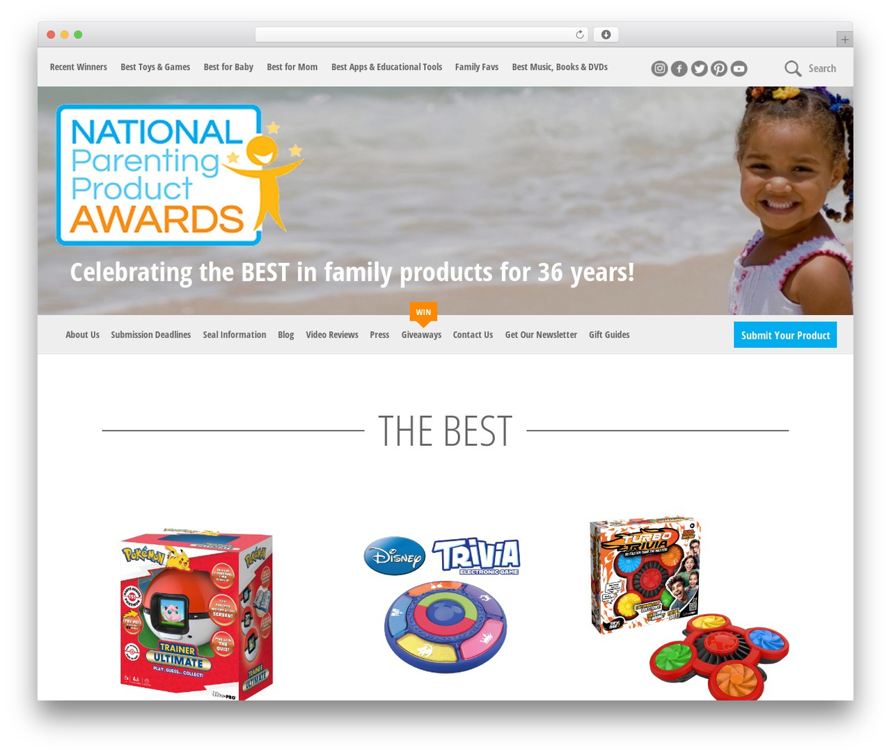 WordPress theme NAPPA Custom WordPress Theme - nappaawards.com
