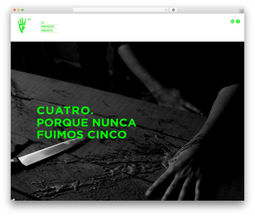WordPress theme Quantum - tallercuatro.com