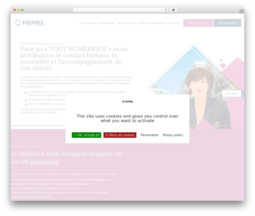 WordPress theme WPKR - hamel-immobilier.com