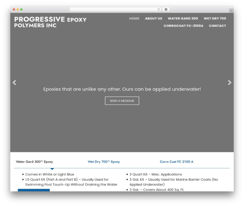 Wp menu cart pro WordPress plugin - underwaterepoxy.com