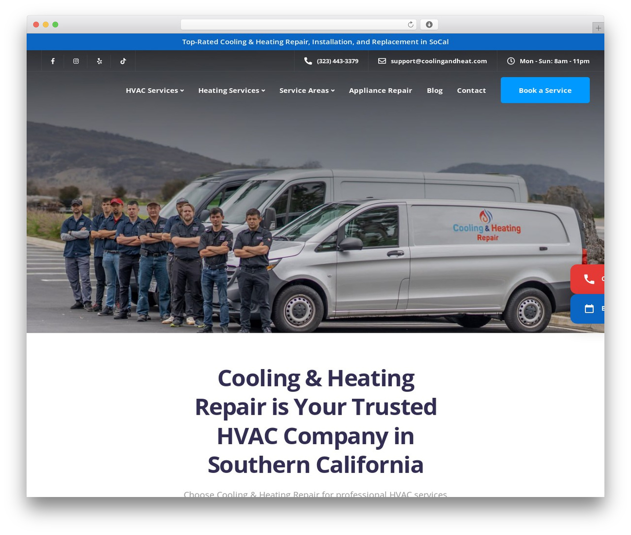 Best WordPress theme Ekko - coolingandheat.com