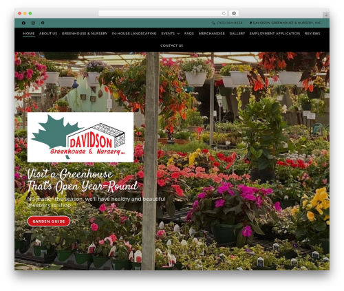 Best WordPress theme Beacon Theme - davidsongreenhouse.com