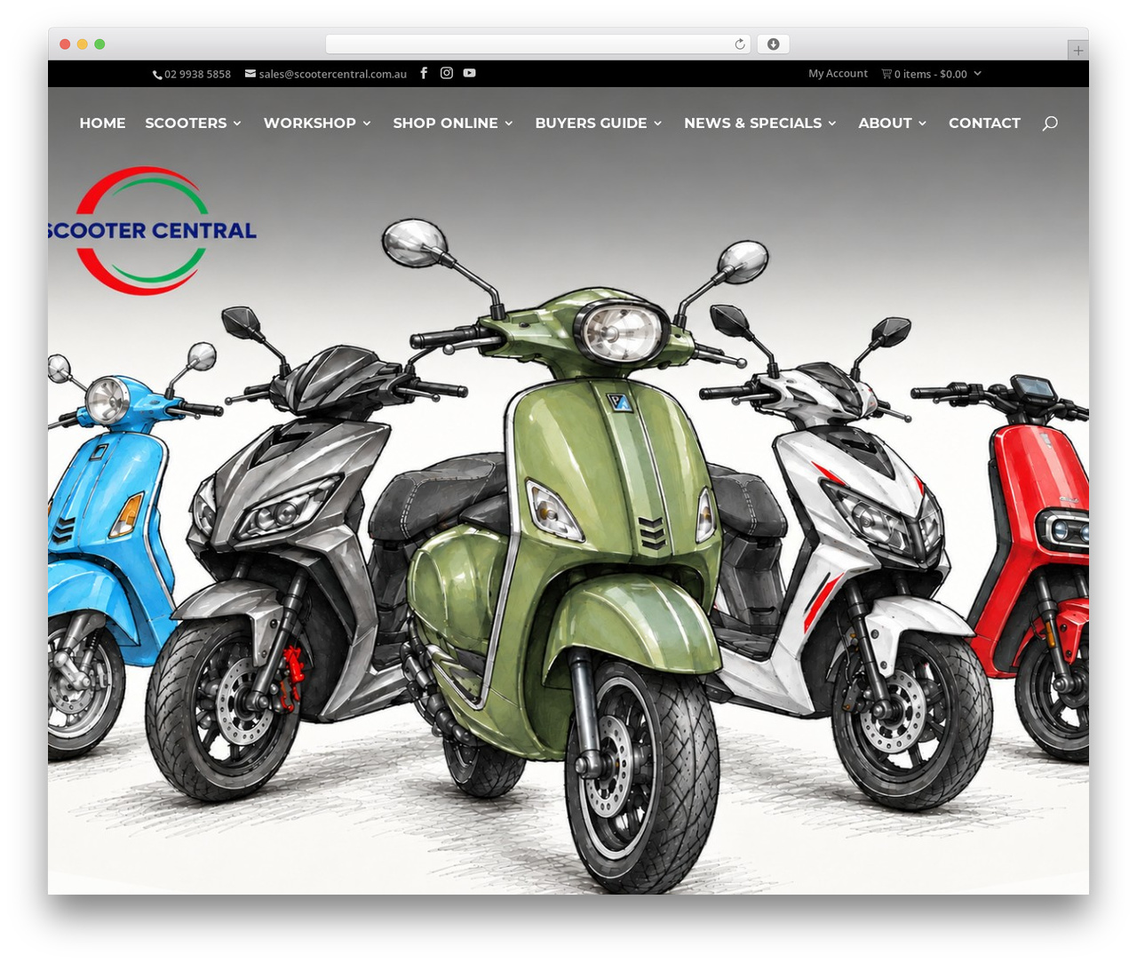 Divi Child WordPress store theme - scootercentral.com.au Divi Child WordPress store theme - scootercentral.com.au