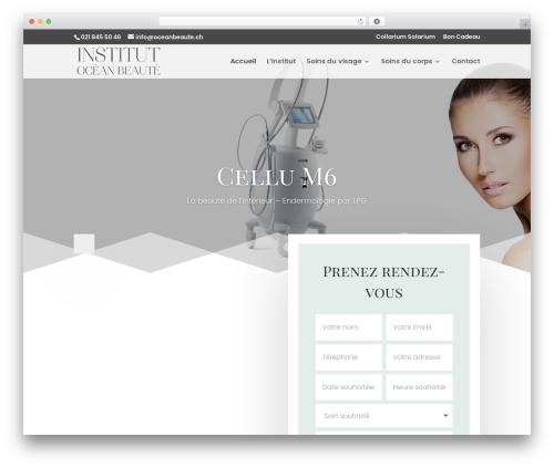 Divi mobile WordPress plugin - oceanbeaute.ch