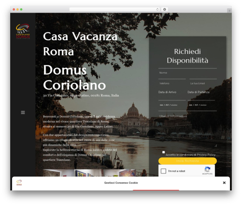 Foja theme WordPress - domuscoriolano.com
