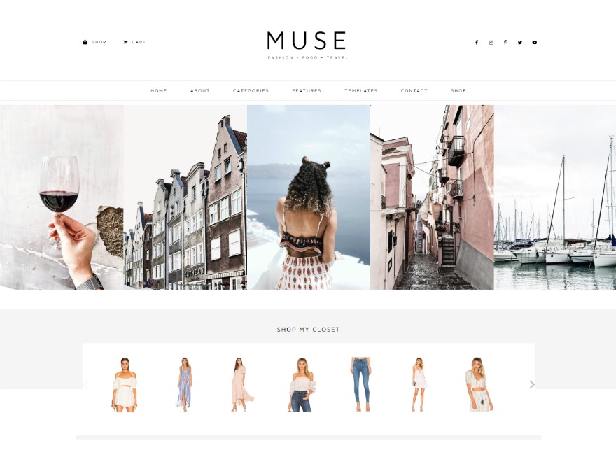 Muse WordPress theme by Luxi Bee