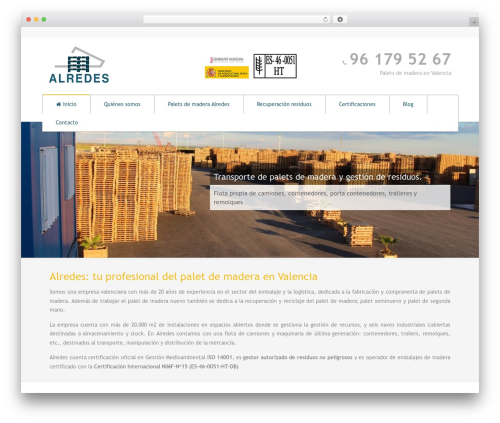 RT-Theme 18 WordPress theme - alredes.com