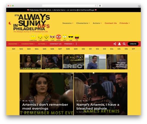 WordPress theme Boombox - sunnygifs.com