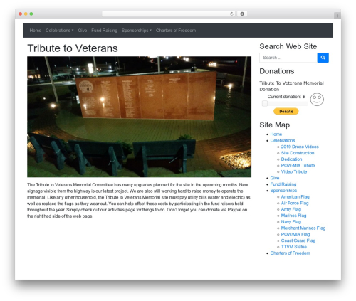 Donations Made Easy – Smart Donations (smart-donations) free WordPress plugin - tributetoveteransmemorial.org