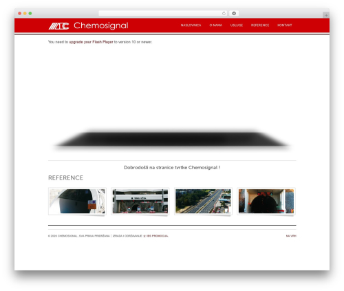 WP Structure premium WordPress theme - chemosignal.hr
