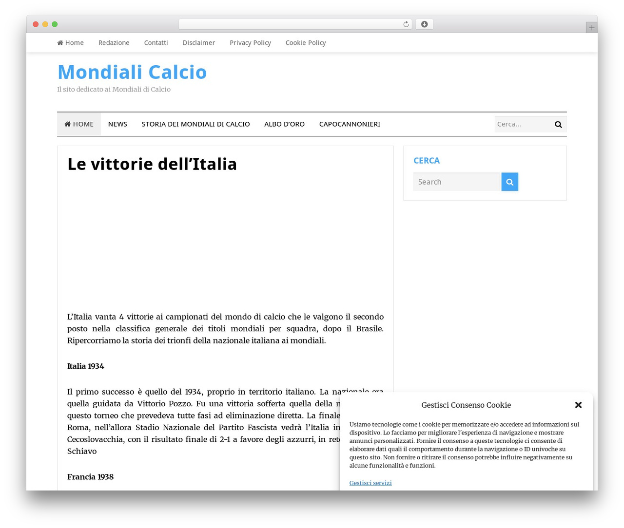 WP theme Beginner - mondialicalcio.com WP theme Beginner - mondialicalcio.com