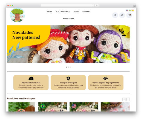 Zigcy Lite WordPress theme - bosquegurumi.com