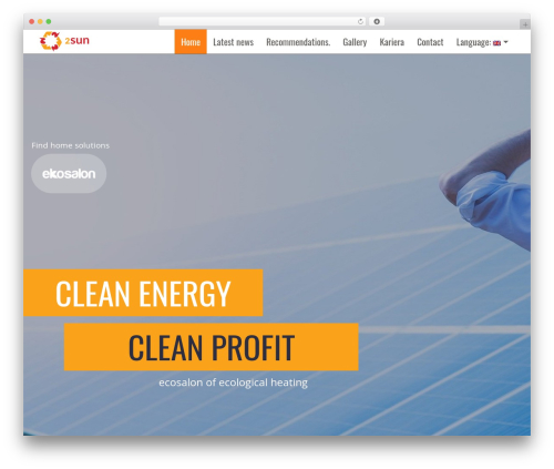 2sun WordPress theme - 2sun.pl
