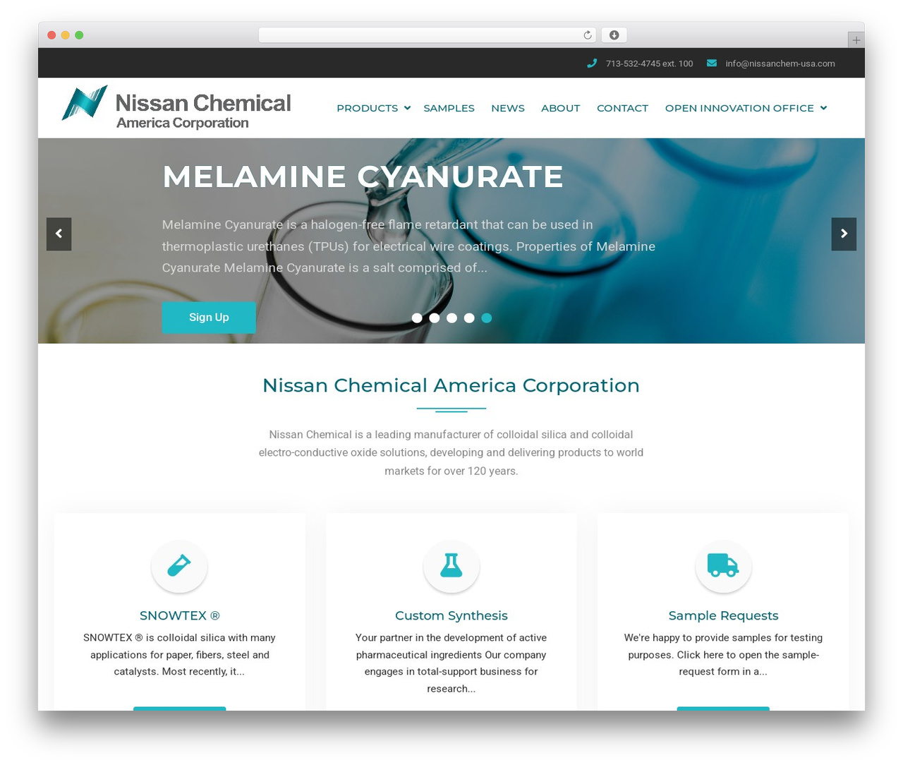 Biosocket One WordPress theme - nissanchem-usa.com