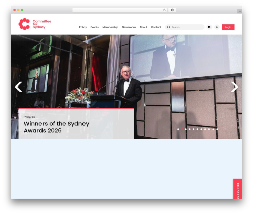CFS WordPress theme - sydney.org.au