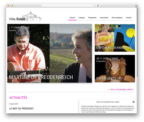devdummy WordPress theme - villadutoit.ch