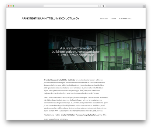 Divi theme WordPress - arkkitehtisuunnittelu.net