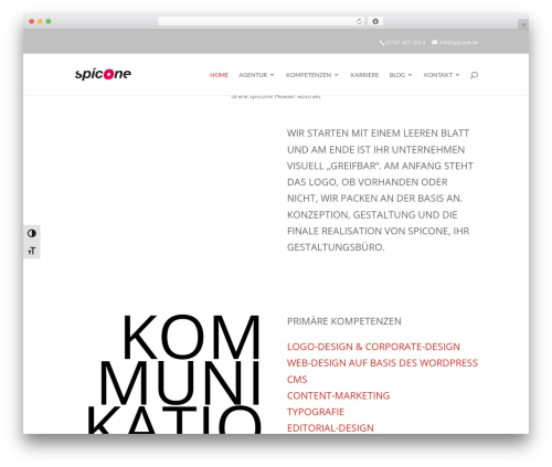 Divi theme WordPress - spicone.de