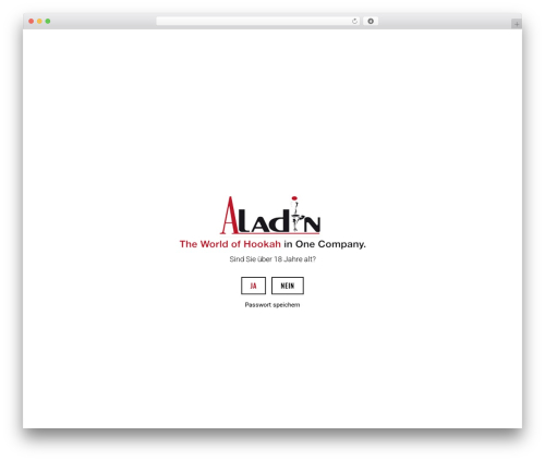 Divi WordPress theme - aladin-shisha.de
