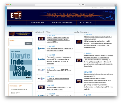 etf theme WordPress - etf.com.pl