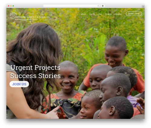 inCharity WordPress theme - ewbny.org