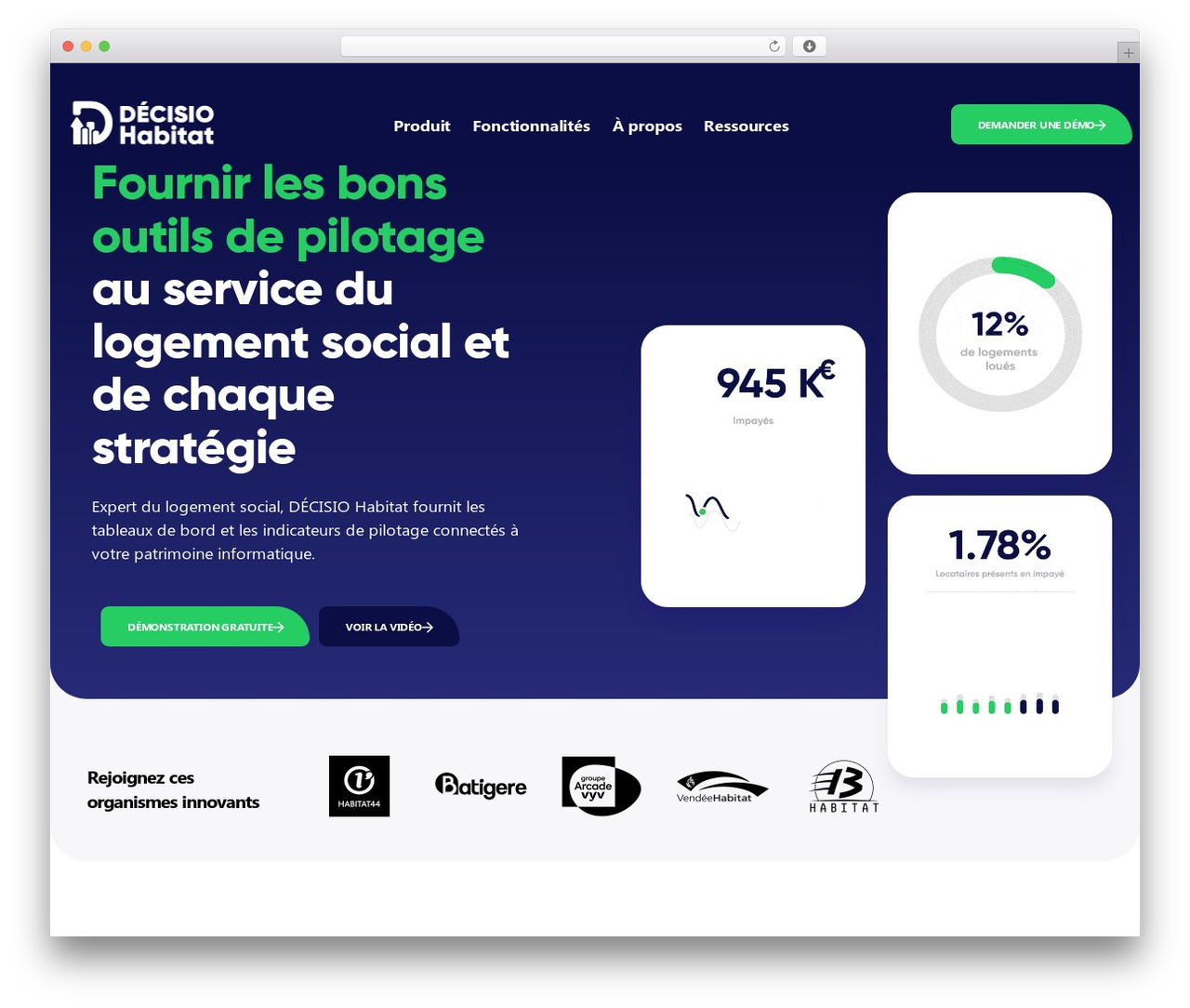 Numerique WordPress theme - decisio-habitat.com